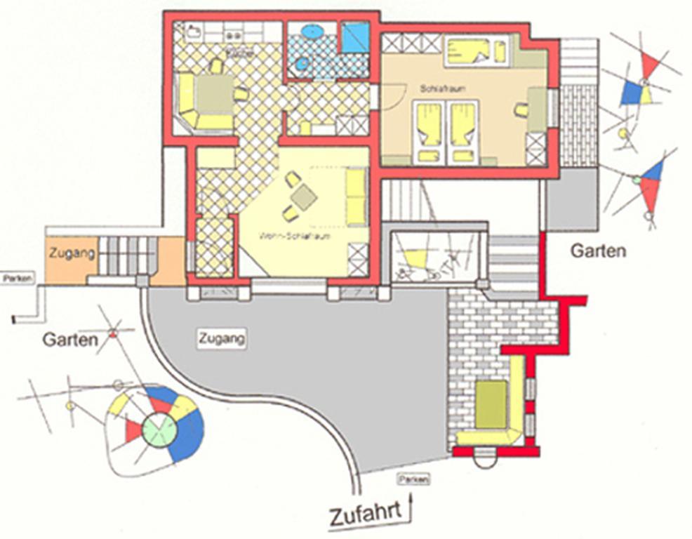Gaestehaus Alpina Maurach  Phòng bức ảnh